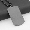 Amazon Hot Selling Factory Direct Selling Silver Jewelry Stainless Steel Jewelry Army Brand Pendant Necklace